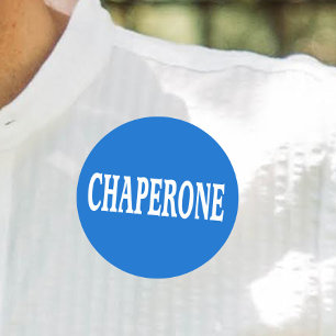 Adesivo Redondo Crachá do Chaperone