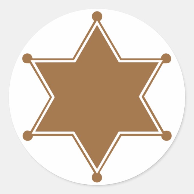 Adesivo Redondo Crachá do Marechal (Frente)