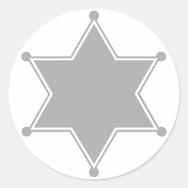 Adesivo Redondo Crachá do Marechal (Frente)