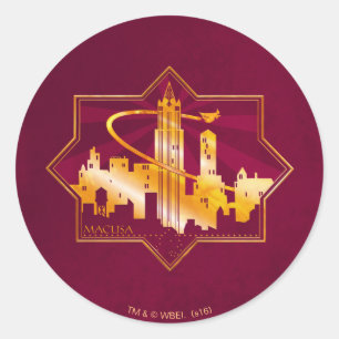 Adesivo Redondo Crachá gráfico MACUSA™