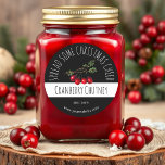 Adesivo Redondo Cranberry Chutney Labels<br><div class="desc">Adicione o toque perfeito à sua chutney de amora caseira com estas etiquetas personalizáveis. Perfeito para doar ou guardar na sua própria despensa, estas etiquetas festivas dão aos seus frascos uma aparência na moda personalizada. Com opções fáceis de personalização, você pode adicionar seu próprio texto para torná-las verdadeiramente únicas. Estas...</div>