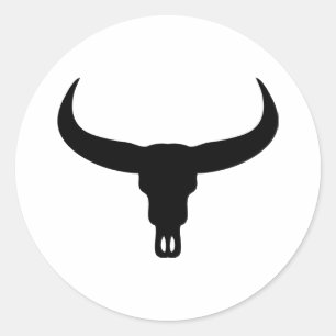 Adesivo Redondo crânio