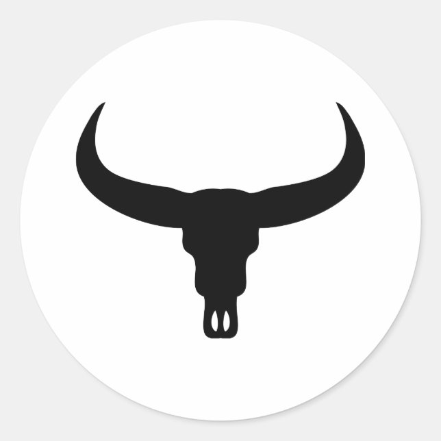 Adesivo Redondo crânio (Frente)