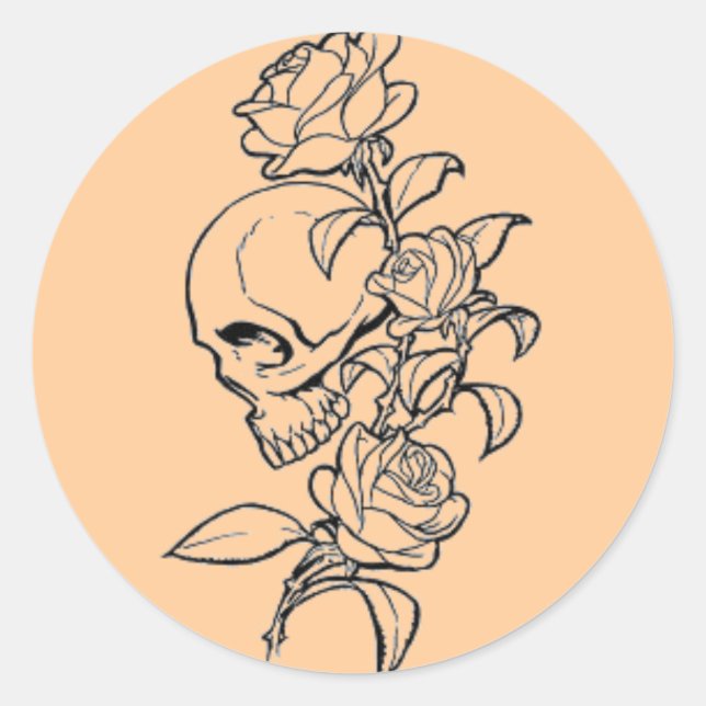 ADESIVO REDONDO CRÂNIO (Frente)