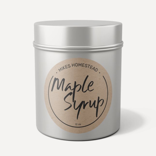 Adesivo Redondo Cranque do Xarope do Mapeamento Moderno - País Kra (Criador carregado)