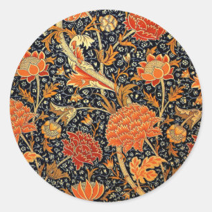 Adesivo Redondo Cray por William Morris