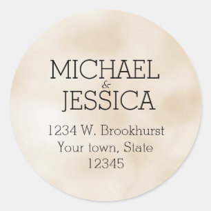 Adesivo Redondo Cream    PersonalizedClassic Round Sticker
