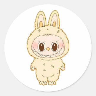 Adesivo Redondo Creamy Bunny Docinho