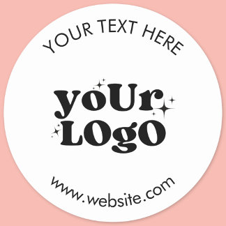 Adesivo Redondo Create Your Own Custom Logo