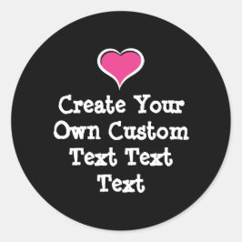 Adesivo Redondo Create your own custom text