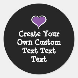 Adesivo Redondo Create your own custom text