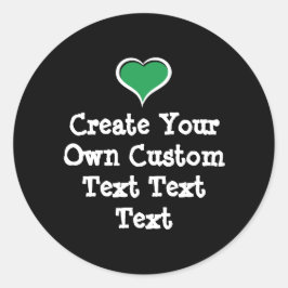Adesivo Redondo Create your own custom text