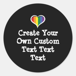 Adesivo Redondo Create your own custom text