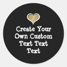 Adesivo Redondo Create your own custom text