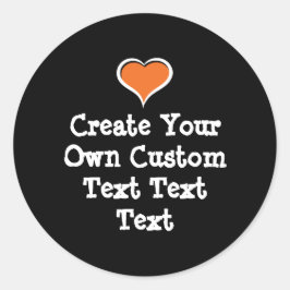 Adesivo Redondo Create your own custom text