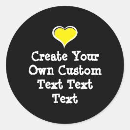 Adesivo Redondo Create your own custom text