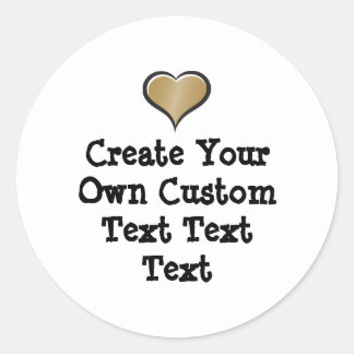 Adesivo Redondo Create your own custom text white Bkgd Ver