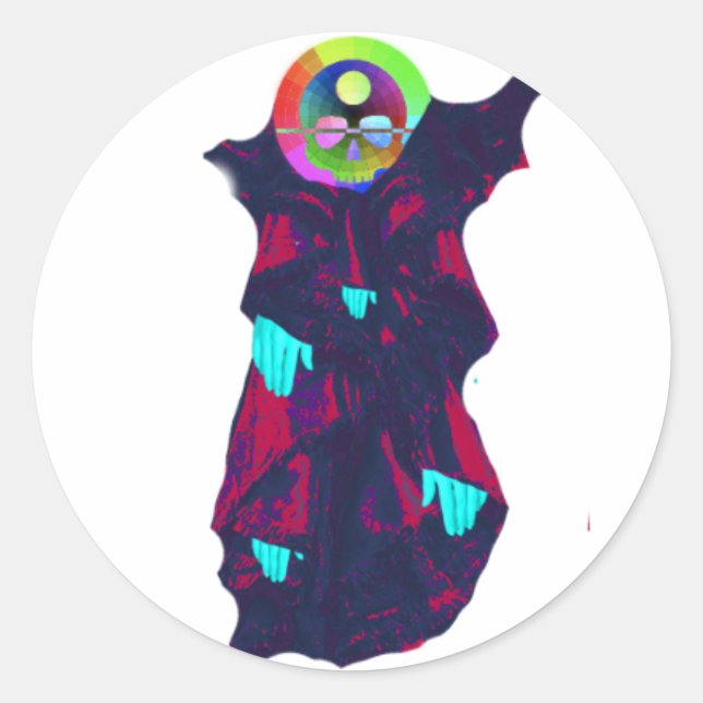 Adesivo Redondo Creative Sprite Sticker (Frente)