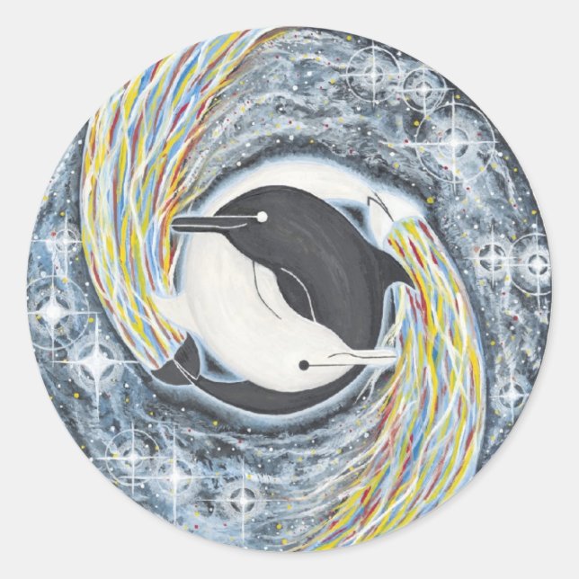 Adesivo Redondo Creative Stickers (Frente)