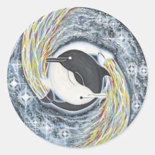 Adesivo Redondo Creative Stickers