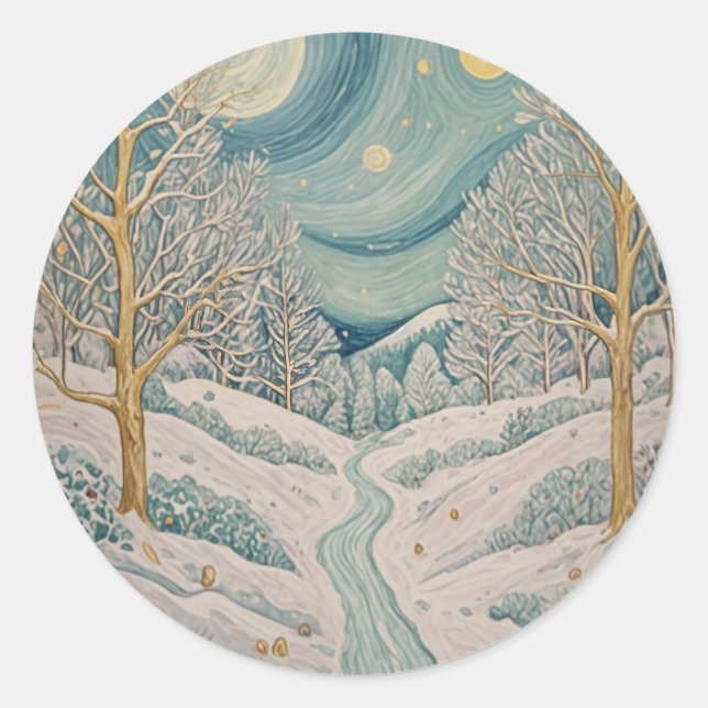 Adesivo Redondo Creek Cristalizado (Frente)