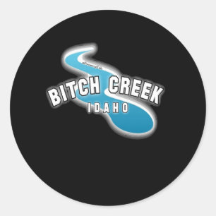 Adesivo Redondo Creek - Idaho Sticker