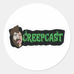 Adesivo Redondo Creepcast Split Goosebumps Sticker