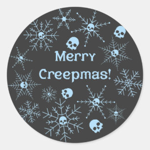 Adesivo Redondo Creepmas feliz!