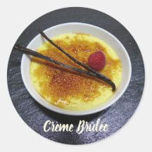 Creme em ardósia com framboesa e baunilha