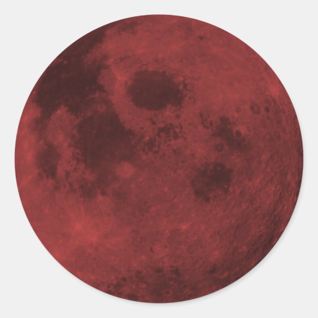 Adesivo Redondo Cremson Moon Stickers (Frente)