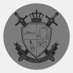 Adesivo Redondo Crest