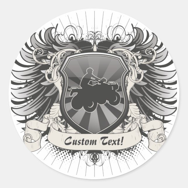 Adesivo Redondo Crest ATV (Frente)