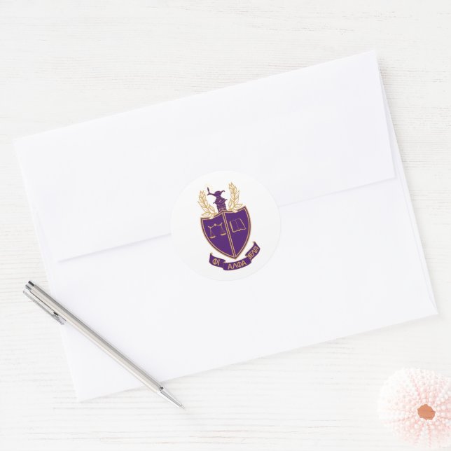 Adesivo Redondo Crest P.A.D. (Envelope)