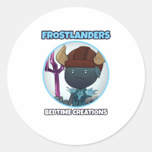 Adesivo Redondo Criações da Hora de Dormir Frostlanders Clássico A