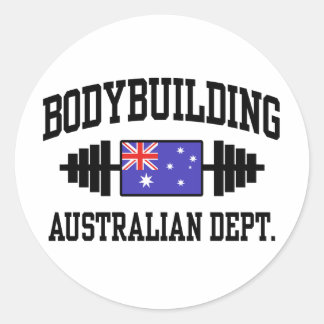Adesivo Redondo Criador de Pormenores Australiano