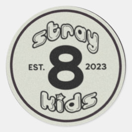 Adesivo Redondo Crianças abandonadas [adesivos]