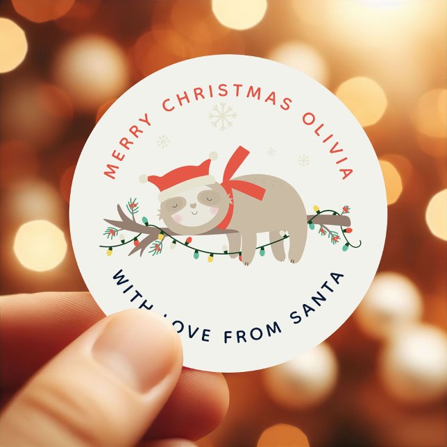 Adesivo Redondo Crianças de Natal de 1rua Bonitas (Criador carregado)