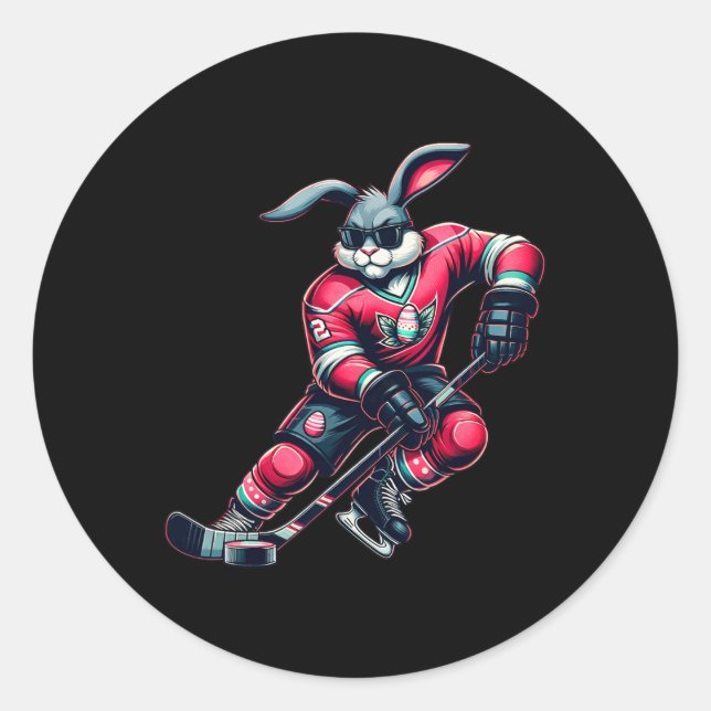 Adesivo Redondo Crianças Felz pascoa Coelhinho Jogando Páscoa de H (Frente)