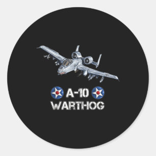 Adesivo Redondo Crianças Guerra Mundial 2 F6f Avião de Combatente