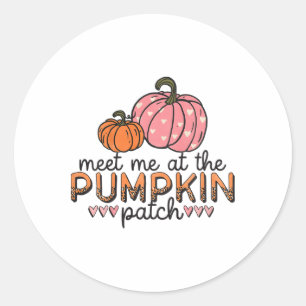 Adesivo Redondo Crianças Me Encontram Na Pumpkin Patch Toddler Rap