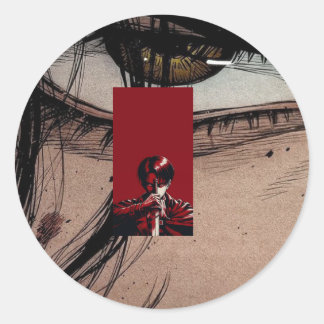 Adesivo Redondo criar um sentimento de urgência e de perigo