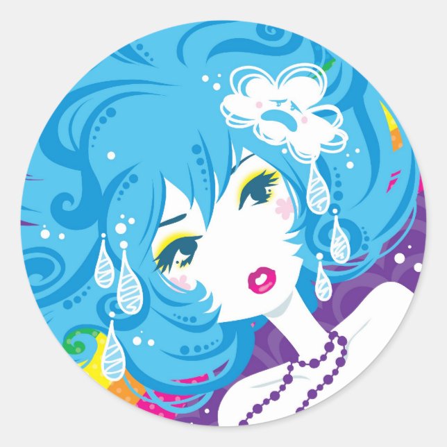 Adesivo Redondo cribaby-Stickers (Frente)