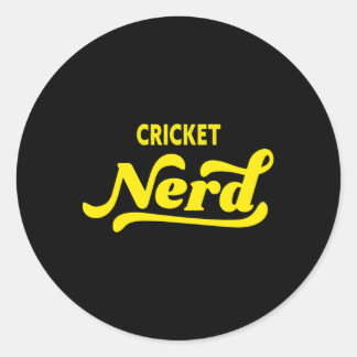 Adesivo Redondo Cricket Nerd