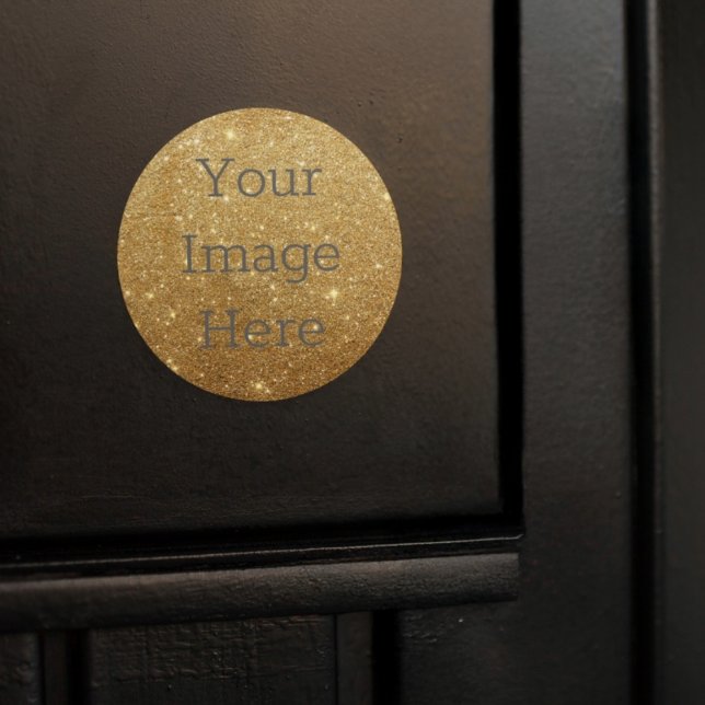 Adesivo Redondo Crie A Sua Própria Folha De Folha De Folha De Lúpu (Criador carregado)