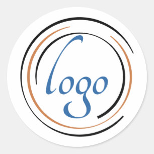 Adesivo Redondo Crie o logotipo da sua empresa