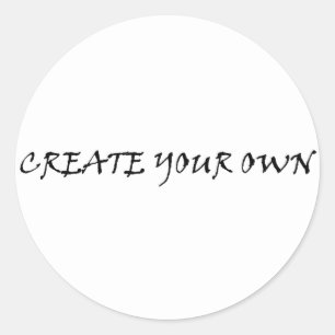 Adesivo Redondo Crie o seu