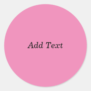 Adesivo Redondo Crie o seu próprio Modelo de Adicionar Texto