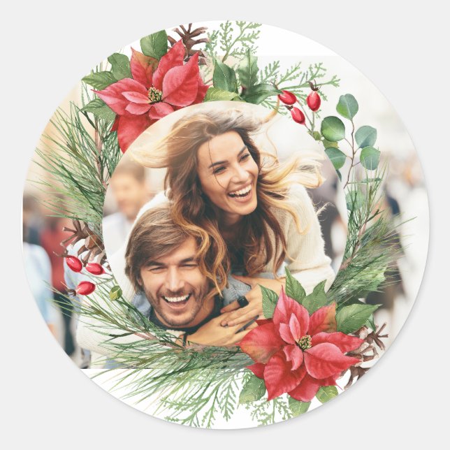 Adesivo Redondo Crie o seu próprio Natal (Frente)