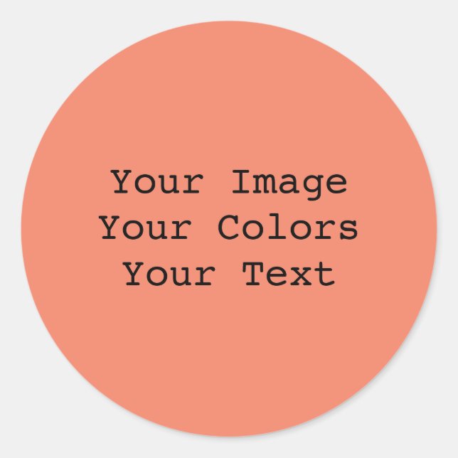 Adesivo Redondo Crie seu (Frente)