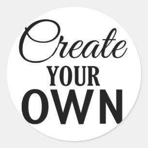 Adesivo Redondo Crie seu